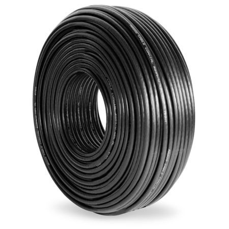 Cable Coaxial RG59 Negro Rollo x 100mts