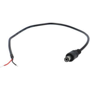 CON-DC/M-HOSE.Cable A-CCTV cable rojo/negro paralelo de 400 mm