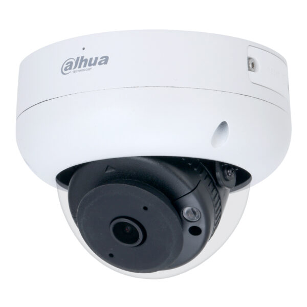 Domo IP  Dahua Gran Angular 4M WDR Starlight IR15m 2.1mm IP67 IK10 PoE AUDIO MIC E/S AI. IPC-HDBW3441R-AS-P