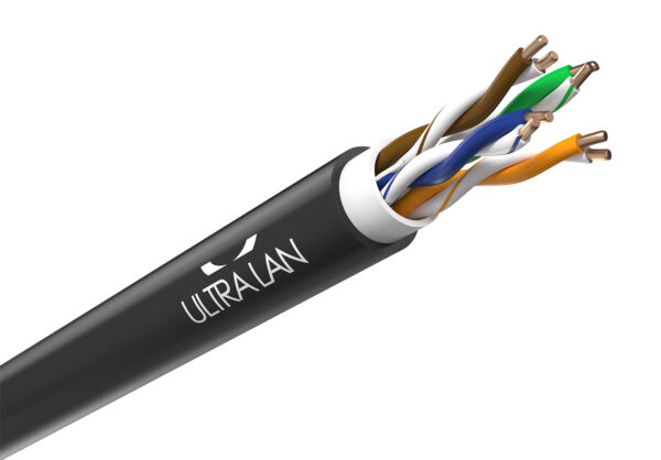 Bobina cable UTP CAT5E para exterior 305M color negro. - Imagen 2