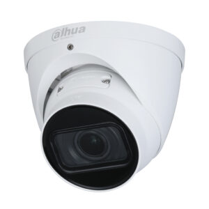 Domo IP H265 4M DN WDR 3DNR Starlight IR40m 2.7-13.5VFM IP67 PoE SD MIC AI. IPC-HDW2441T-ZS