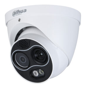Domo Térmico IP DUAL 256*192 2mm + 4M 2mm IP67 12V PoE. TPC-DF1241-B2F2-DW-S8