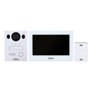 Kit Videoportero híbrido WiFi / 2-hilos IP exterior para Insertar + monitor interior. KTX01(F)