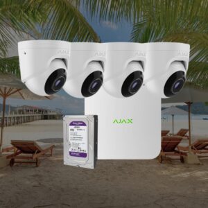 OFERTA LIMITADA: Kit 4 domo AJAX + Disco duro (de REGALO)