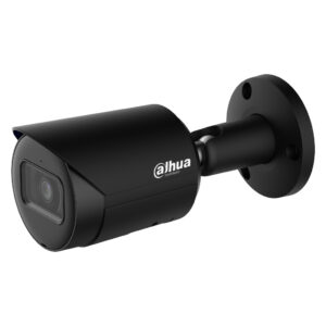 Tubular DAHUA IP H265 4M WDR Starlight IR30m 2.8mm IP67 PoE MIC AI Color Negro. IPC-HFW2441S-S-B