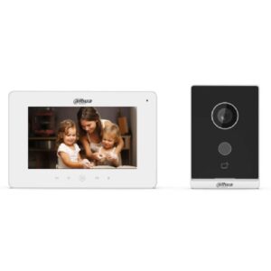 Kit Videoportero IP WiFi exterior de Superficie + monitor WiFi interior DAHUA. KTW01(S)