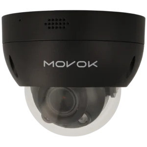 Cámara MOVOK minidomo ip de 8 megapíxeles y óptica varifocal motorizada (zoom). VK-IPC-D381-ZAS-I-B