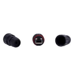 CON-RJ45-GLAND-W-BLACK