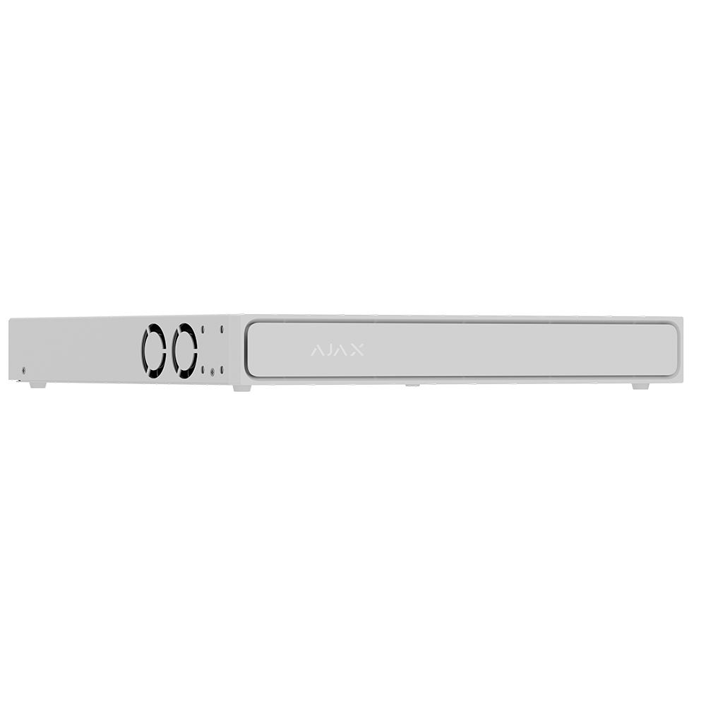Ajax NVR 16 CH con 16 puertos PoE con HDMI Color Blanco. AJ-NVR216-HAC-16P-W