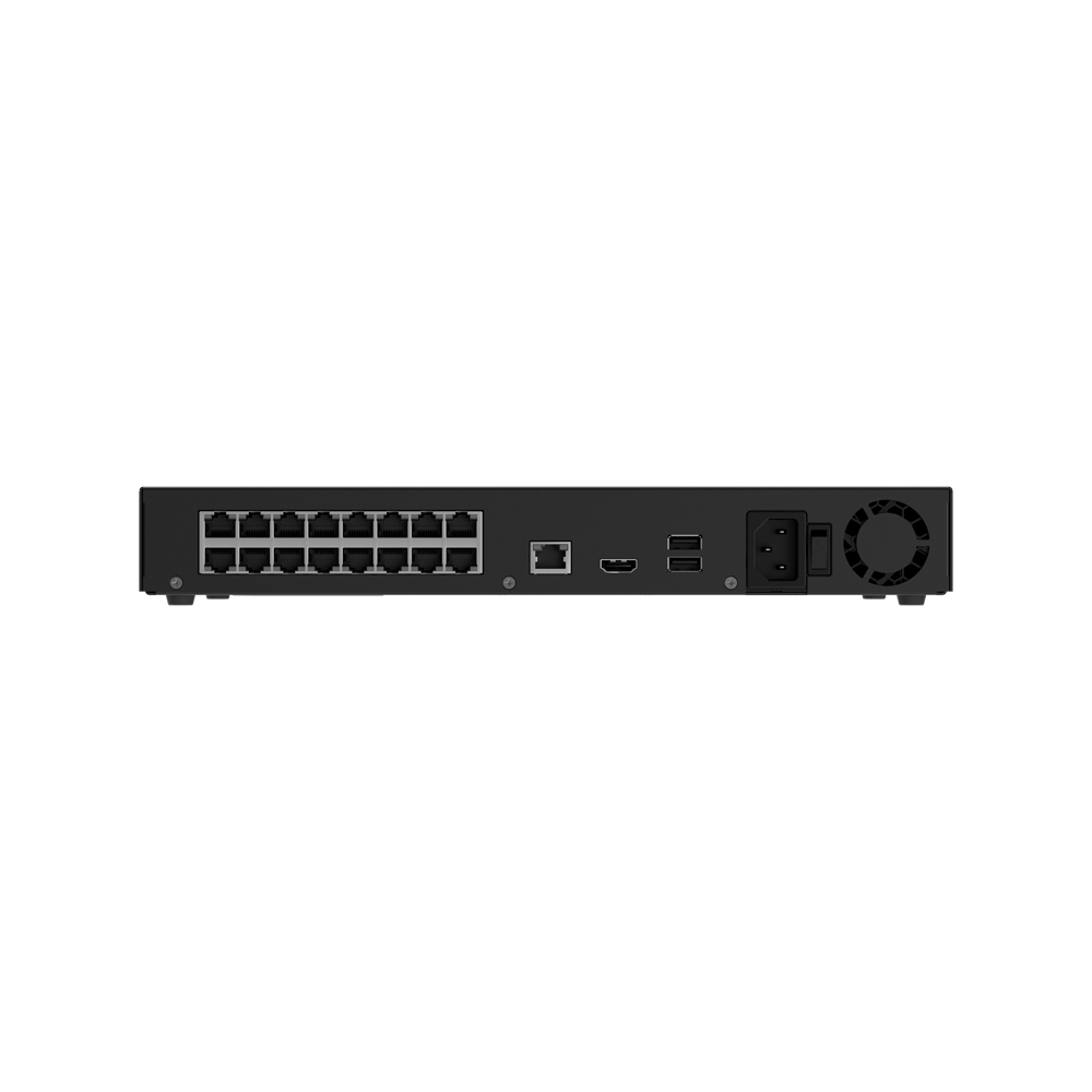 Ajax NVR Superior 16CH 16 puertos con HDMI Color Negro. AJ-NVR216-HAC-AI-16P-S-B - Imagen 4