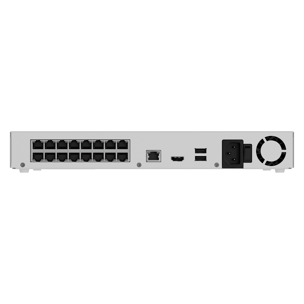 Ajax NVR 16 CH con 16 puertos PoE con HDMI Color Blanco. AJ-NVR216-HAC-16P-W - Imagen 4