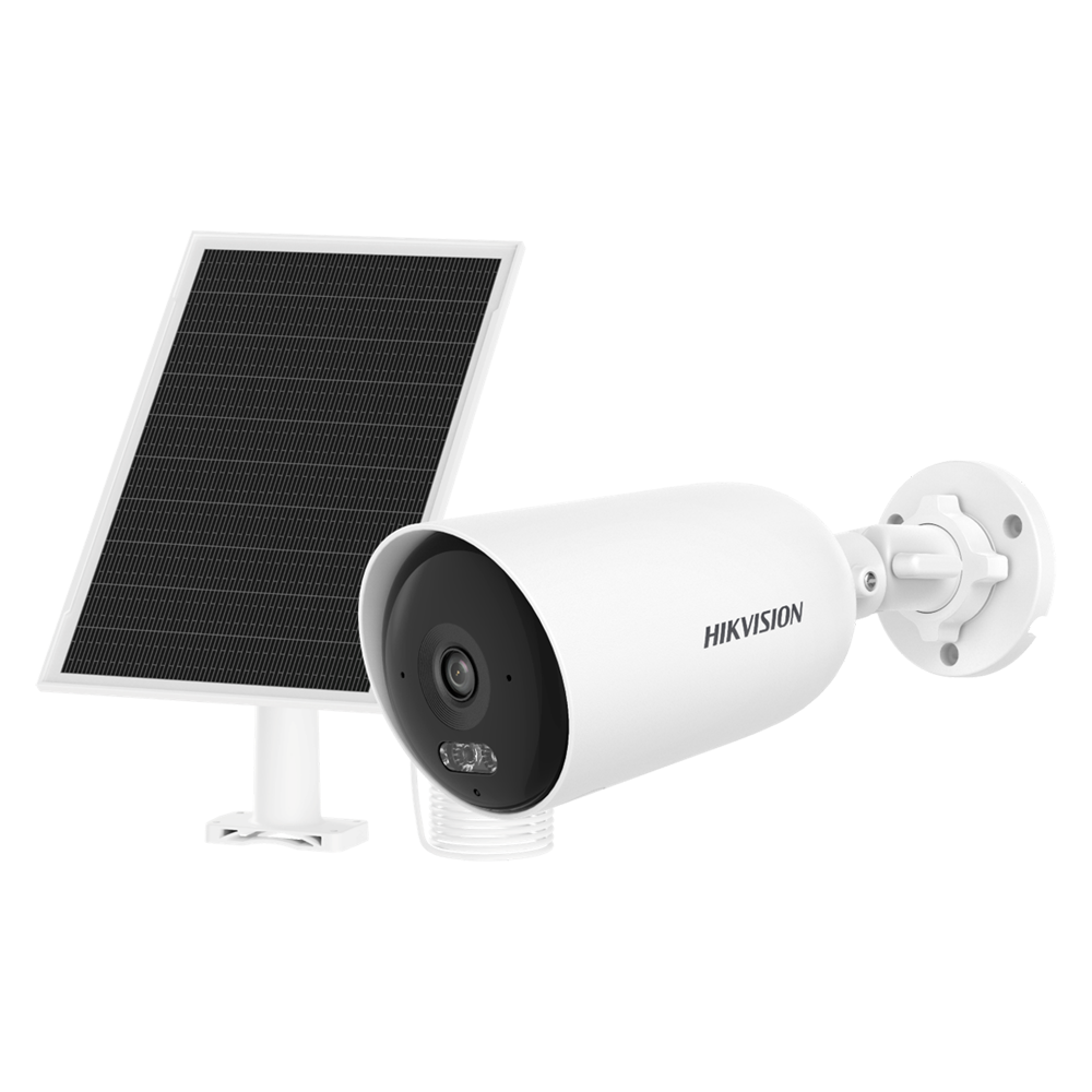 Cámara bullet IP 4G con panel solar. DS-2CFS04/4G