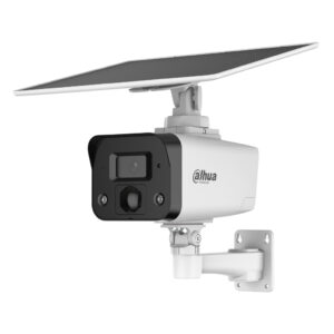 Tubular IP MAX H265 4M Iluminación Dual LED20m/IR30m 3.6mm IP67 PIR MIC/Altavoz E/S 4G AI + Panel Solar. HFW2441DG-4G-SP-B-MAX