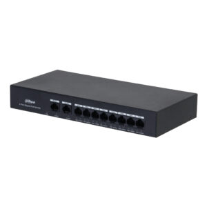 Switch PoE 8 puertos Gigabit + 2RJ45 Uplink Gigabit 65W No_Gestionable Layer2. PFS3010-8GT-65
